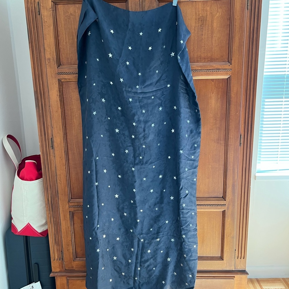 Jimmy Choo Silk scarf/wrap with silver stars